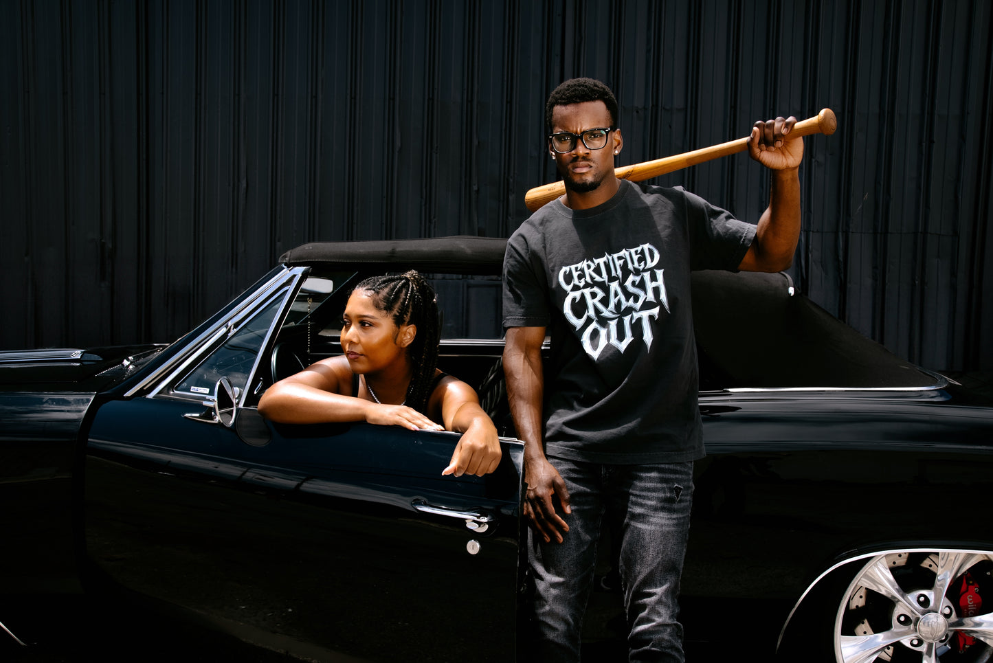 Certified Crashout: Premium Gray Tee