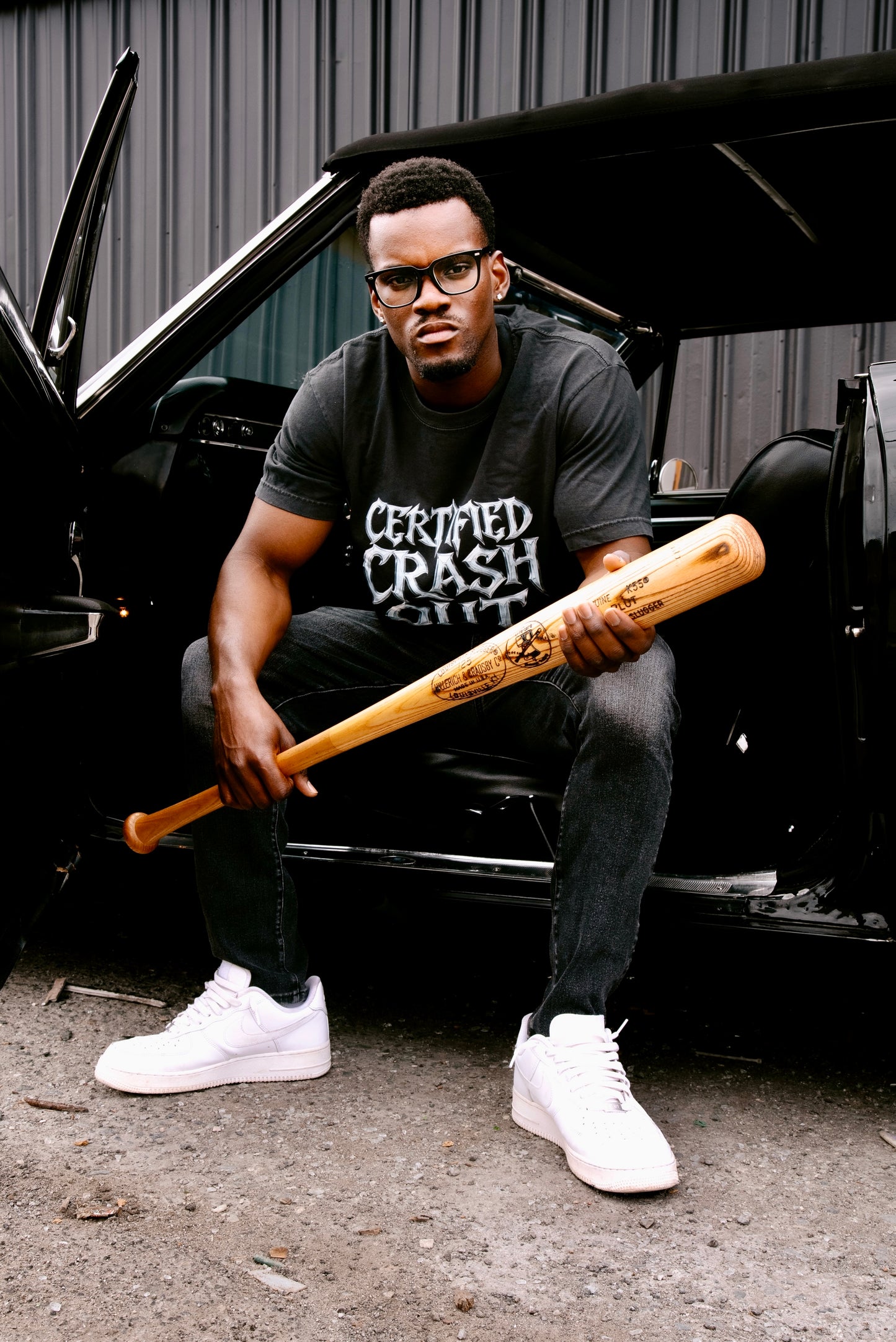 Certified Crashout: Premium Gray Tee